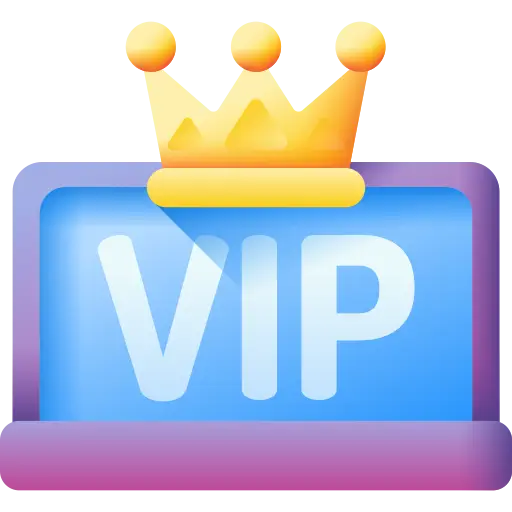 Obraz korony z napisem VIP